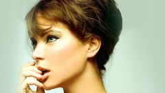 Brunettes woman eyes models