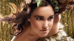 Brunettes woman eyes models