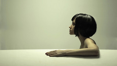 Brunettes woman faces