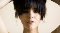 Brunettes woman faces Candice