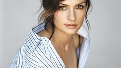 Brunettes woman Famke Janssen