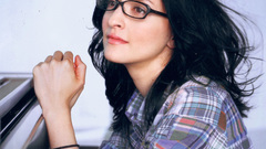 Brunettes woman glasses girls