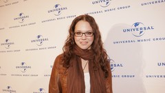 Brunettes woman glasses singers