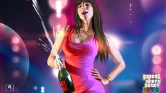 Brunettes woman grand theft