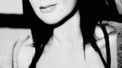 Brunettes woman grayscale