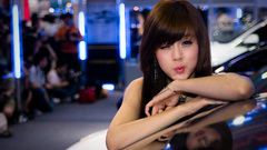 Brunettes woman Hwang Mi