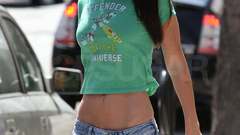 Brunettes woman jeans Megan