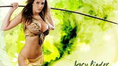 Brunettes woman jungle Lucy