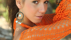 Brunettes woman Lizzie