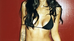 Brunettes woman Megan Fox