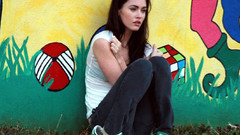 Brunettes woman Megan Fox