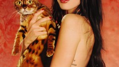 Brunettes woman Megan Fox