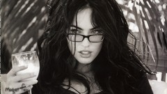Brunettes woman Megan Fox