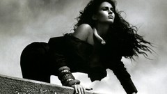 Brunettes woman Megan Fox