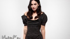 Brunettes woman Megan Fox