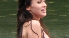 Brunettes woman Megan Fox