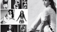 Brunettes woman Megan Fox