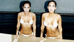 Brunettes woman Megan Fox