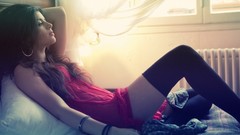 Brunettes woman models