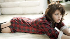 Brunettes woman models ashley