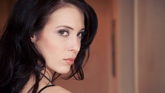 Brunettes woman models brown