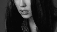 Brunettes woman models monochrome