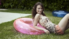 Brunettes woman models Olivia