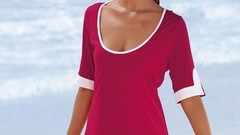 Brunettes woman models swimsuits