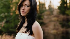 Brunettes woman nature Olivia