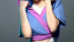 Brunettes woman Neon Lynxie