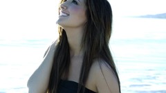 Brunettes woman ocean Actress