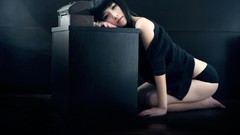 Brunettes woman panties asians