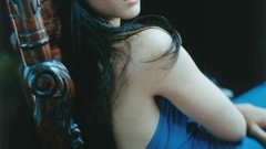 Brunettes woman piano singers