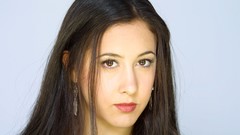 Brunettes woman piano singers