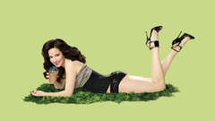 Brunettes woman pinups high