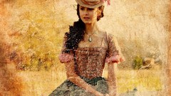 Brunettes woman retro