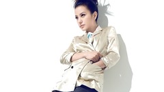 Brunettes woman skirts black