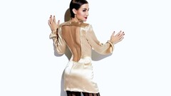 Brunettes woman stockings Actress