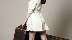 Brunettes woman stockings high