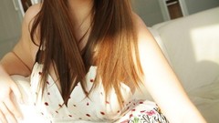 Brunettes woman stockings high