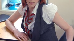 Brunettes woman stockings redheads