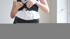 Brunettes woman stockings schoolgirls