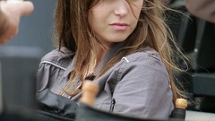 Brunettes woman summer glau