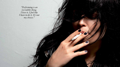 Brunettes Women Cigarettes girl