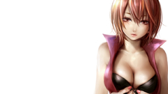 Brunettes Women vocaloid cleavage