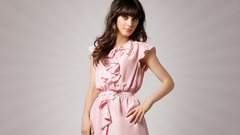 Brunettes zooey deschanel Pink