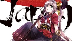 Brush long hair misaki kurehito silver hair original characters