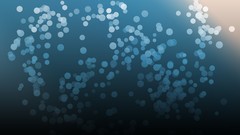 Bubbles circles Blue Screen of Death matted blues