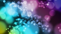 Bubbles colors bokeh