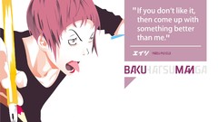 Bubbles Pencils Anime office Typography Manga pink hair pink 